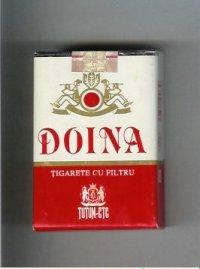 Doina white and red cigarettes soft box Doina white and red cigarettes soft box