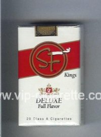 SF Deluxe Full Flavor Kings cigarettes soft box