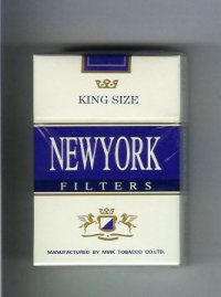 New York King Size Filters cigarettes hard box