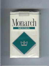 Monarch Menthol cigarettes soft box