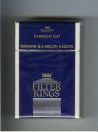 Filter Kings Trinity Straight Cut cigarettes hard box