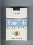 Monte Carlo Super Lights American Blend cigarettes hard box
