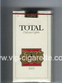 Total DeLuxe Lights 100s cigarettes soft box