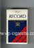 Record Con Filtro cigarettes blue and red and white soft box
