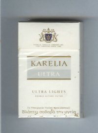 Karelia Ultra Ultra Lights Double Action Filter cigarettes hard box