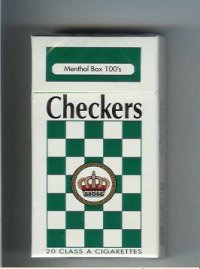 Checkers Menthol box 100s cigarettes
