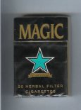 Magic green star cigarettes hard box Magic green star cigarettes hard box