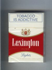 Lexington Lights Filter cigarettes hard box