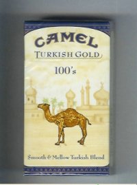 Camel Turkish Gold Smooth Mellow Turkish Blend 100s cigarettes hard box