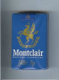 Montclair Filter Tip Menthol Cigarettes soft box