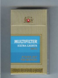 Multifilter Philip Morris Extra Lights 100s cigarettes hard box
