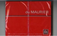 Du Mauier Class A 25s cigarettes wide flat hard box