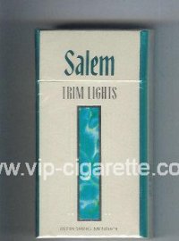 Salem Trim Lights 100s Menthol cigarettes hard box