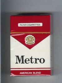 Metro American Blend Filter cigarettes hard box