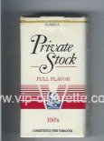 Private Stock Full Flavor 100s cigarettes soft box Private Stock Full Flavor 100s cigarettes soft box