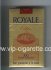 Royale Filtre 100s cigarettes gold and light red hard box