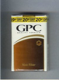 GPC Quality Tabacco Non-Filter Cigarettes soft box