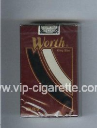 Worth Non-Filter Cigarettes soft box