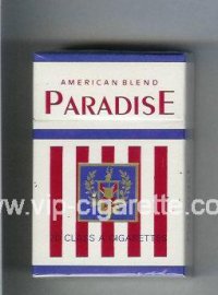 Paradise American Blend cigarettes hard box