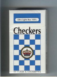 Checkers Ultra Lights box 100s cigarettes