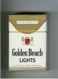Golden Beach Lights Selected Fine Tobaccos Filter cigarettes hard box Golden Beach Lights Selected Fine Tobaccos Filter cigarettes hard box
