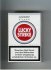 Lucky Strike Luckies Silver Lights cigarettes hard box