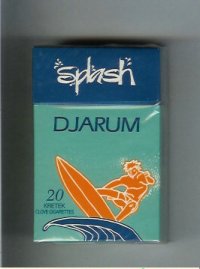 Djarum Splash cigarettes hard box