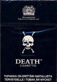 Death cigarettes hard box