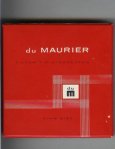 Du Maurier Filter Tip Cigarettes wide flat hard box Du Maurier Filter Tip Cigarettes wide flat hard box
