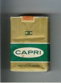 Capri mexican version Mentolado cigarettes soft box