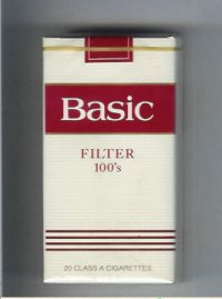 Basic Filter 100s cigarettes soft box