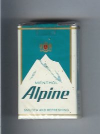 Alpine Menthol king size cigarettes