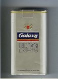 Galaxy Ultra Lights silver 100s cigarettes soft box