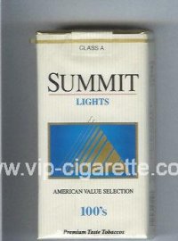 Summit Lights 100s Cigarettes soft box