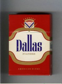 Dallas Filters American Blend cigarettes hard box