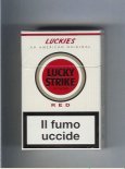 Lucky Strike Luckies An American Original Red cigarettes hard box Lucky Strike Luckies An American Original Red cigarettes hard box