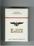 Golden Eagle Virginia Filter De luxe white cigarettes hard box Golden Eagle Virginia Filter De luxe white cigarettes hard box