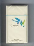 Capri Menthol Lights 100s cigarettes hard box