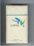 Capri Menthol Lights 100s cigarettes hard box Capri Menthol Lights 100s cigarettes hard box