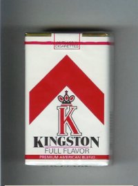 Kingston K Full Flavor cigarettes soft box
