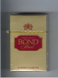 Bond Street Godfrey Phillips cigarettes USA