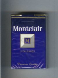 Montclair M Ultra Lights Cigarettes soft box