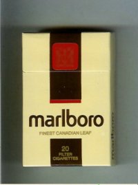 Marlboro Canadian cigarettes hard box