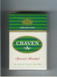 Craven A Special Menthol cigarettes