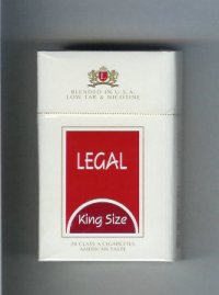 Legal King Size American Taste cigarettes hard box