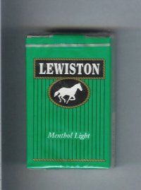 Lewiston Menthol Light cigarettes soft box