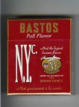 N.Y.C. Bastos Full Flavor 25 cigarettes hard box N.Y.C. Bastos Full Flavor 25 cigarettes hard box