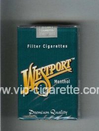 Westport Menthol Premium Quality cigarettes soft box