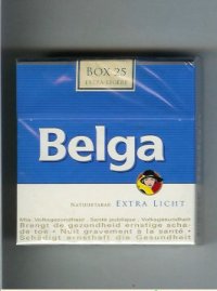 Belga Extra Licht cigarettes Natuurtabak 25 box