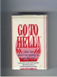 Go To Hell cigarettes soft box